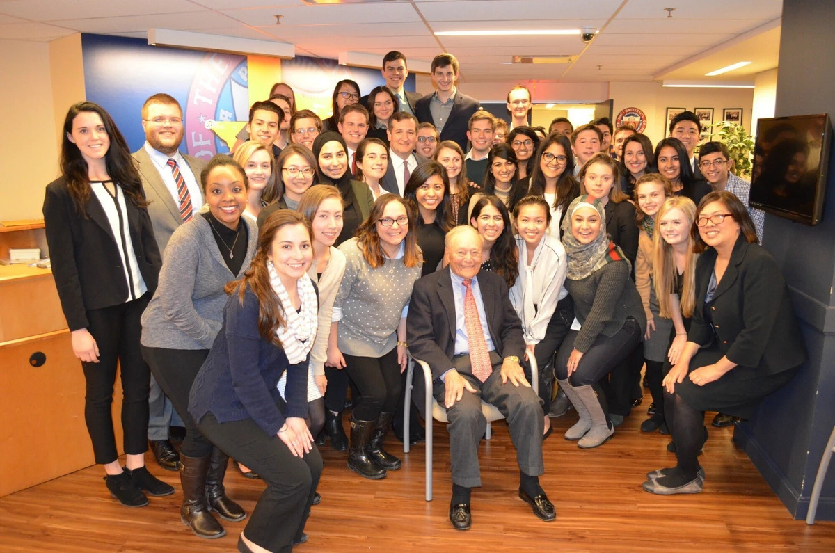 Congressman Archer with Archer Fellows